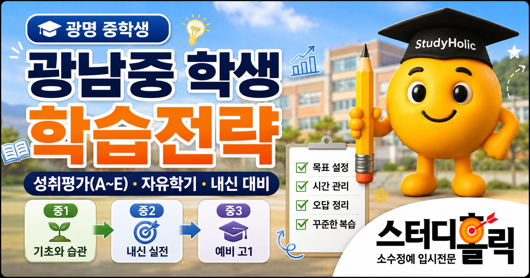 광남중 학습전략 — 성취평가·자유학기부터 고등 진학까지 | 광명 중등영어수학 학원